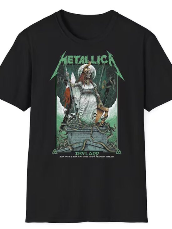Melanie S Tops - Metallica Dublin 2026 T shirt - Concert t shirt - M72 World Tour T Shirt 287